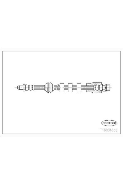 CORTECO Furtun Frana Punte Fata Bmw 5/6 2001-2010
