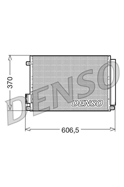 DENSO Condensator Climatizare Abarth 500 / 595 / 695/500C / 595C / 695C Fiat ...