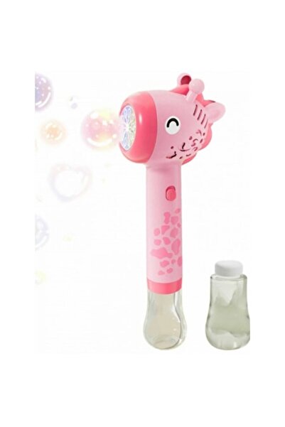 Insta Baghetă interactivă cu bule de săpun în formă de girafă - 10 găuri, lum...