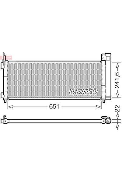 DENSO Condensator Climatizare Toyota Rav 4 4