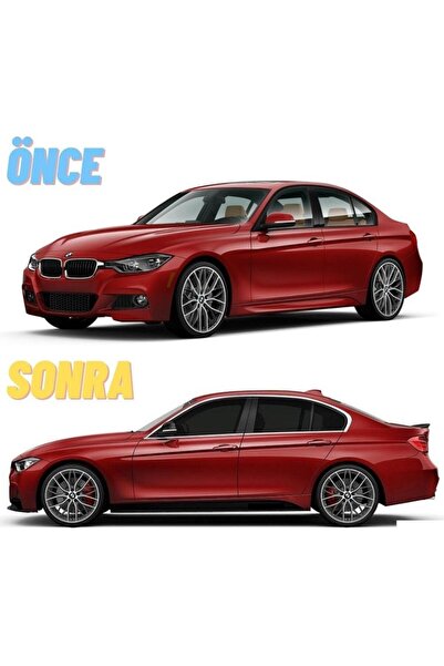 Kml34tuning55 Bmw 3 Serisi F30 Krom Cam Çerçevesi Set 2012-2018 (8 Parça) Cam...