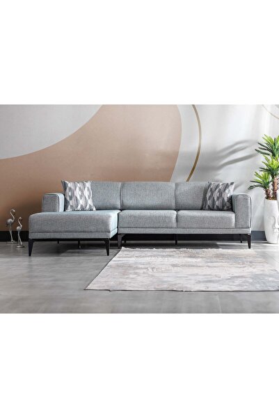 Storish Trend Sol Köşe Koltuk Açık Mavi