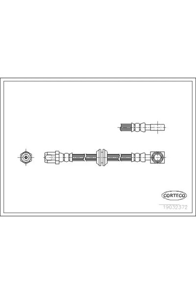 CORTECO Furtun Frana Punte Fata Mini Mini