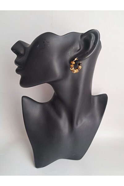 BHR AKSESUAR Brown retro earrings
