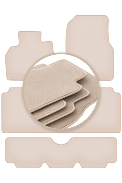 Other Covorașe auto PREMIUM bej pentru: Renault Espace IV 7 locuri 2002-2012