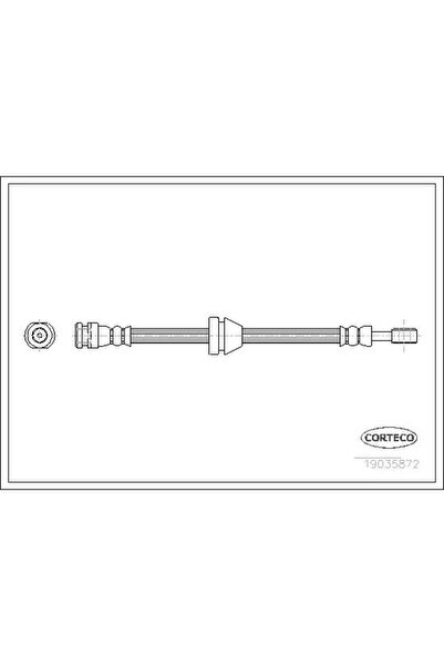 CORTECO Furtun Frana Punte Fata Chevrolet Aveo / Kalos Daewoo Kalos