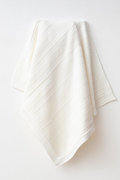 yukobaby bebeğiniz için en doğalı Knitwear Patterned Bottom Layer Lamb Fleece Natural Cotton 80X90 cm Single Layer Baby Blanket Yk2287