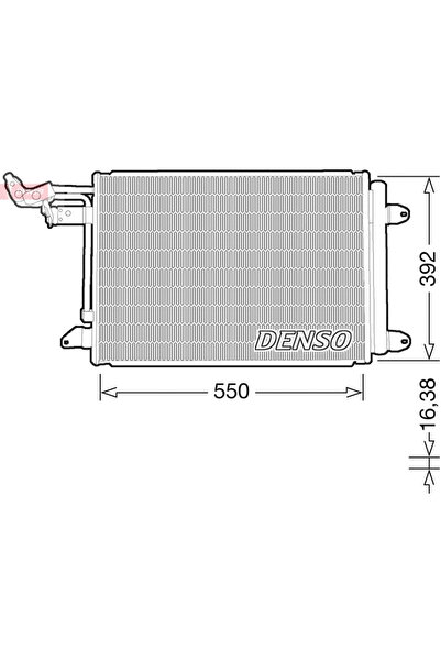 DENSO Condensator Climatizare Audi A3/Tt Seat Leon