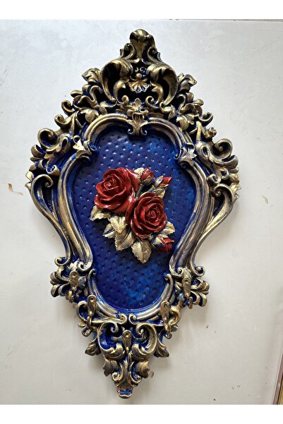 busraconcept حامل مفاتيح جداري مزخرف كبير مصنوع يدويًا مقاس 42 سم