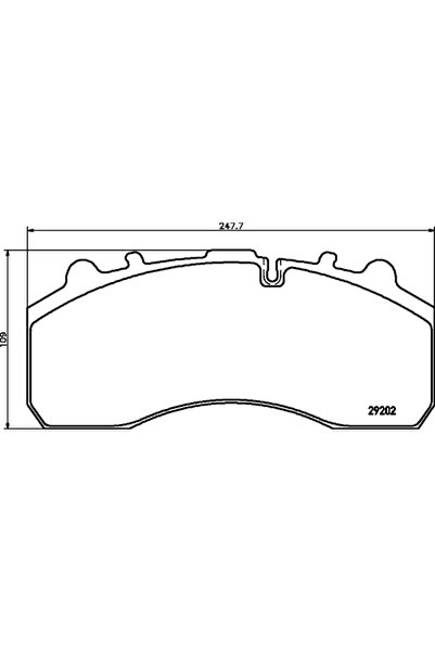 Don Set Placute Frana Frana Disc Bmc Tugra Byd Ebus/Ecoach