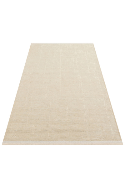 Neşem Halı Boutique EKOHALI Liza Kilim LIZ 02 Beige Yumuşak Tuşeli Çamaşır Ma...