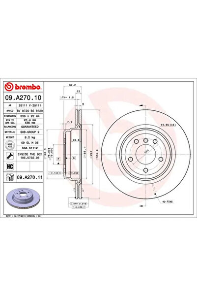 Brembo Disc Frana Bmw 3