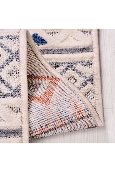 aren.HALI Salerno Modern Multi Degrade Polyester Kaydırmaz Tabanlı Makine Halısı