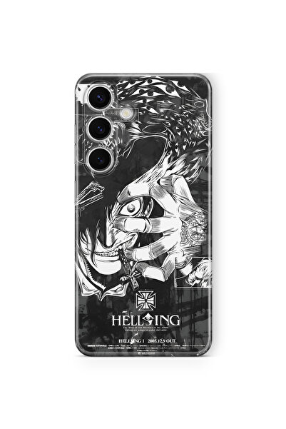 FLAMENKO Samsung Galaxy S24 FE Anime Desenli Şeffaf Telefon Kılıfı