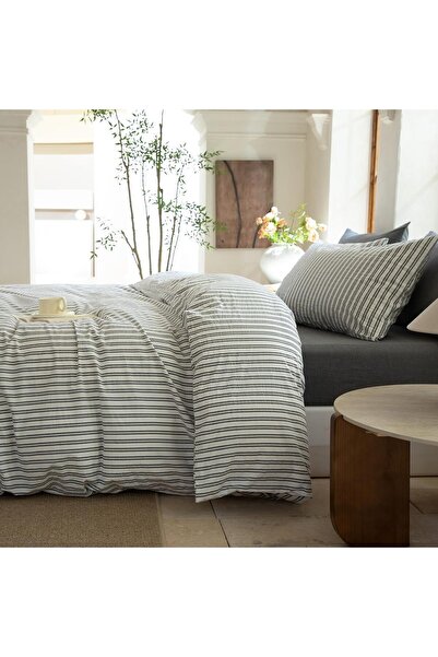 OPAQ Twin Line Double Sheet Elastic Duvet Cover Set