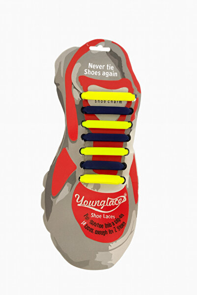 GG SPORT Children's Smart Laces, Practical Silicone Shoelaces, 14 Pieces