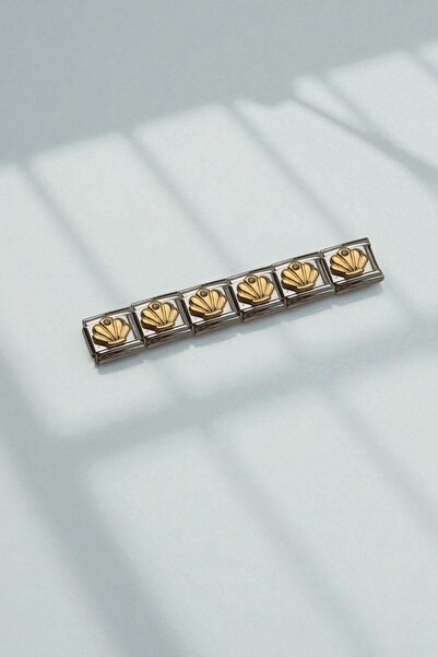 Lynare Italian Charm Bracelet Charm Oyster Seashell Model 1 Piece