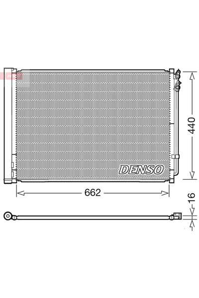 DENSO Condensator Climatizare Bmw 5/6/7