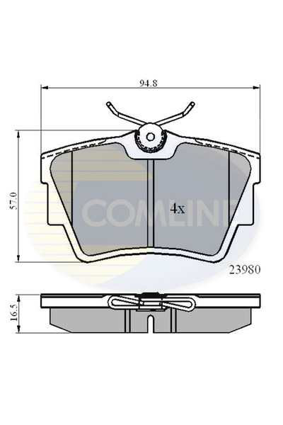 Comline Set Placute Frana Frana Disc Nissan Primastar Bus/Primastar Caroserie...