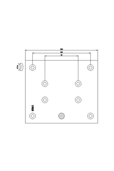 TEXTAR Set Garnituri De Frictiune Frana Tambur Mercedes-Benz Atego/Lk/LN2