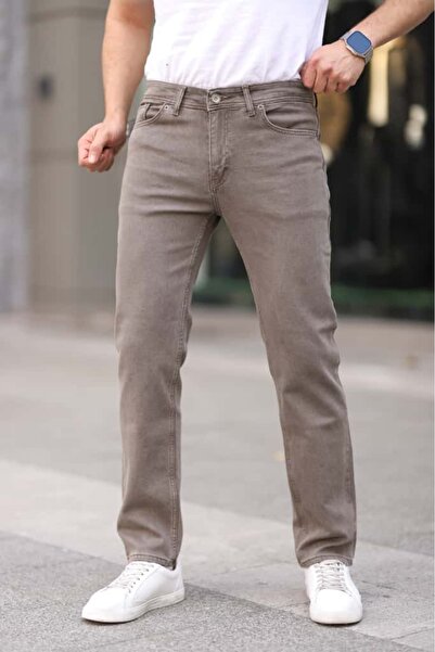 NARİN JEANS Lorda Gi̇yi̇m by Toni̇s Jns Men's Regular Pipe Leg Lik Stretch Fa...