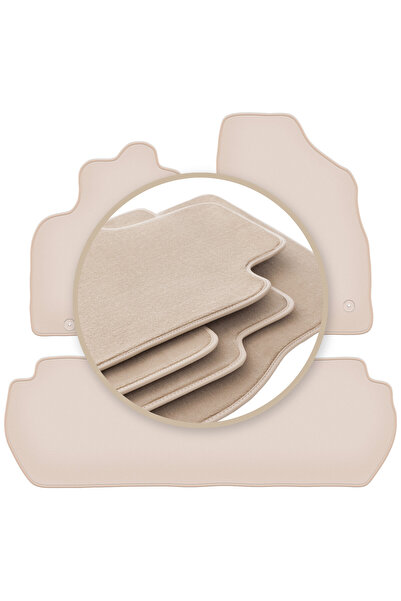 Other Covorașe bej PREMIUM pentru: Peugeot Partner II 5 locuri 2008-2018