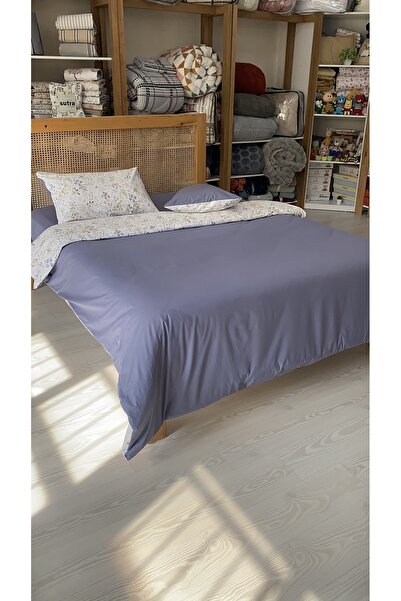 sutra %100 Pamuk Çift Taraflı Lastikli Çarşaflı Çift Kişilik & Battal Boy Nevresim Takımı