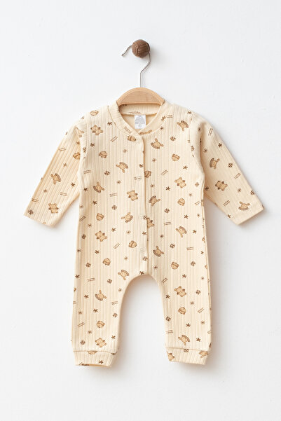yukobaby bebeğiniz için en doğalı BEBEK WİNTER BEAR 3-6-9 AY PAMUKLU MANŞETŞİZ TULUM YENİDOĞAN HASTANE ÇIKIŞI BEBEK KIYAFETİ YK8795