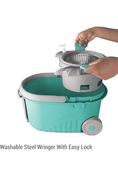 Spotzero by Milton Royal Rotary Mop from Spotzero by Milton, Aqua Green (Steel Ranger)