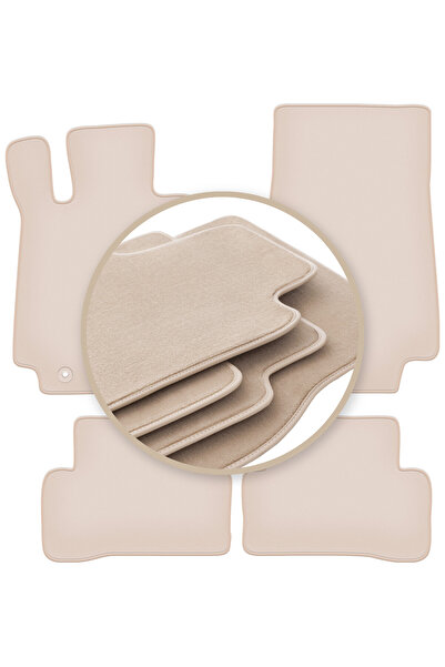 Other Covorașe bej PREMIUM pentru: Mercedes C W205 cu suport pentru picioare ...