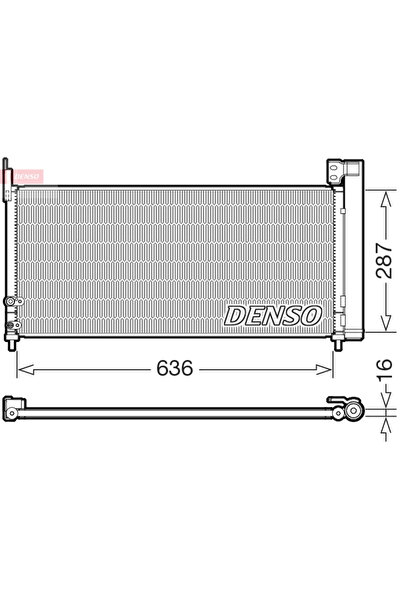 DENSO Condensator Climatizare Toyota Auris