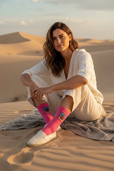 SANTO LEO Pamuklu Tenis Çorap Soket Boy - Unisex- spor çorap - sporcu çorap - beyaz çorap