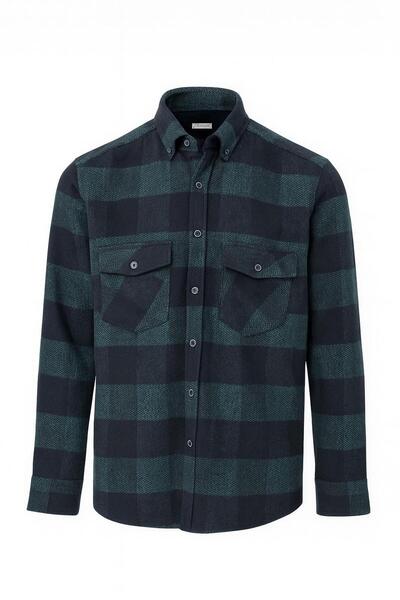 FABİO CASSANİ Erkek Kışlık HAKİKİ Oduncu Gömleği