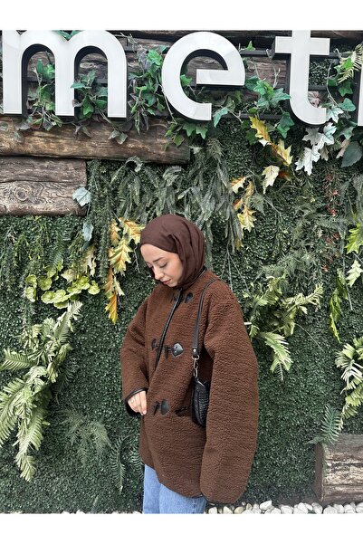 MODA Çoban Kapama Peluş Kaban Mont