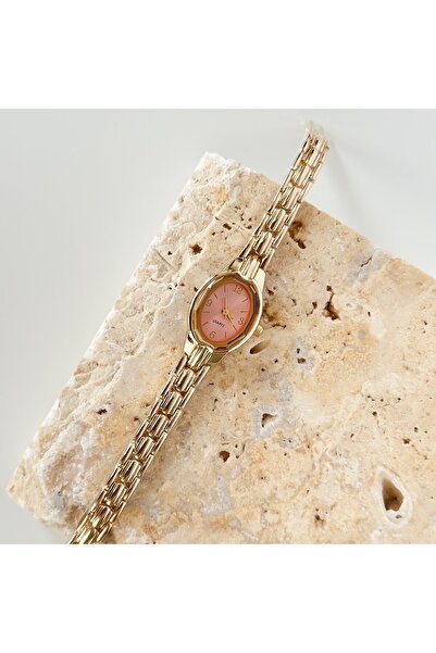 Vesce Atelier Rive Gold Saat Pink