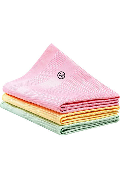 START CLEANING Koza-X Microfiber Magic Cleaning Cloth 3 Pieces Glass, Mirror, Kitchen, Bathroom, Car Cleaning Cloth (60/40 cm)