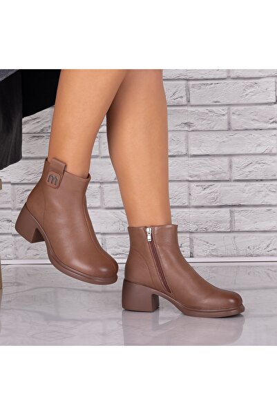 Botinelli Women's Brown Boots Made of Genuine Leather Eusebia, 40