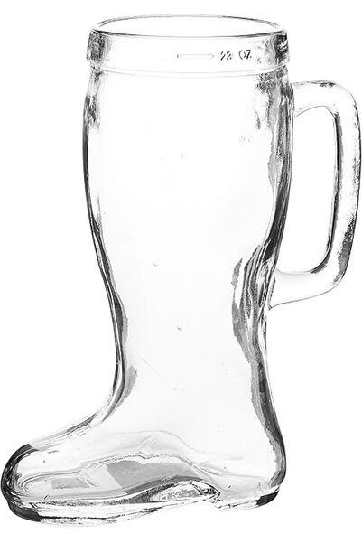 The Bros وعاء عصير زجاجي سعة 650 مل مع مقبض