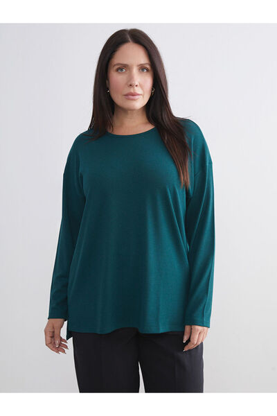 LC Waikiki Λαμπερές επιλογές από το Shining Store |   Γυναικείο μπλουζάκι με λαιμόκοψη Oversize