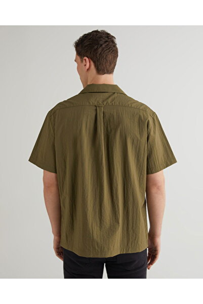 Gant Men's Green Regular Fit Classic Collar Shirt