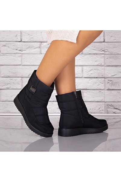 Botinelli Women's Black Fur-lined Boots from Fas Lamina, 39