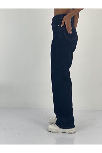 Miss Poem Women's High Waist Wide Leg Jeans