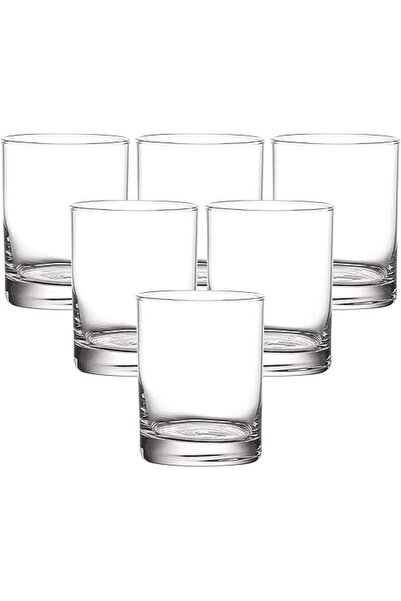 The Bros مجموعة أكواب عصير سان مارينو الشفافة، 6 أكواب صغيرة سعة 175 مل، مخصصة للمياه والكوكتيلات والمشروبات الأخرى