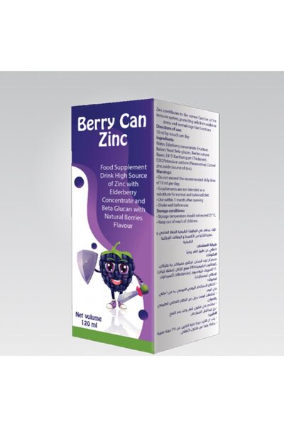 NQ Berry Can Zinc Syrup 120ml