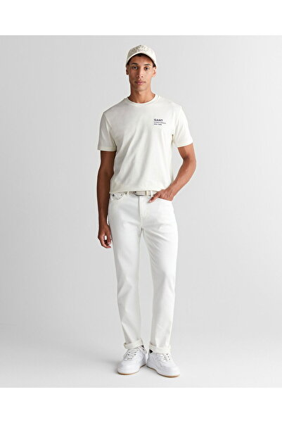 Gant Erkek Krem Regular Fit Pantolon