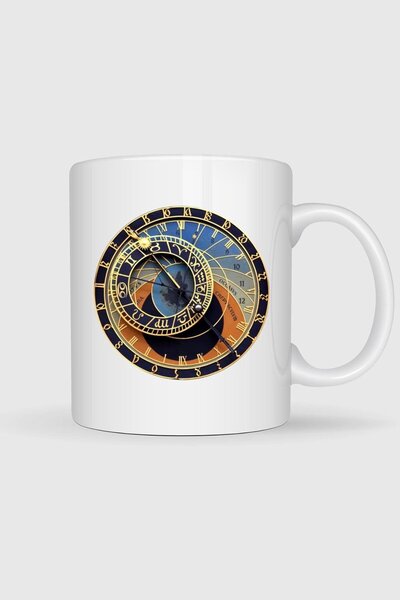 Bahriyeli Collection كوب بتصميم الساعة الفلكية القديمة في براگ