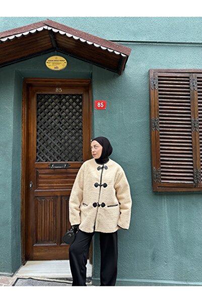MODA Çoban Kapama Peluş Kaban Mont