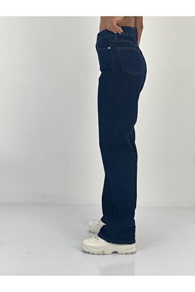 Miss Poem Women's High Waist Wide Leg Jeans