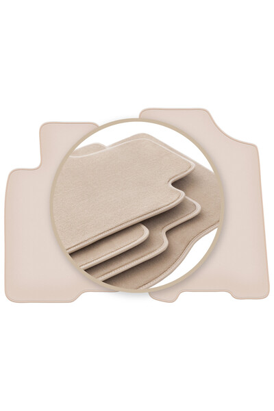 Other Covorașe bej PREMIUM pentru: Nissan Navara IV pickup 2014-