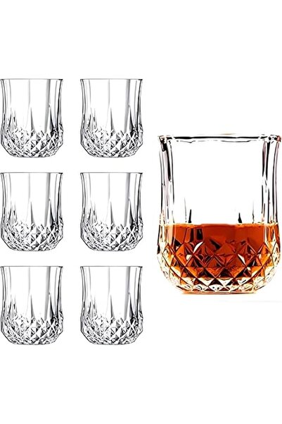 The Bros مجموعة من 6 أكواب ويسكي على طراز غاتسبي العتيق سعة 325 مل للويسكي ال...